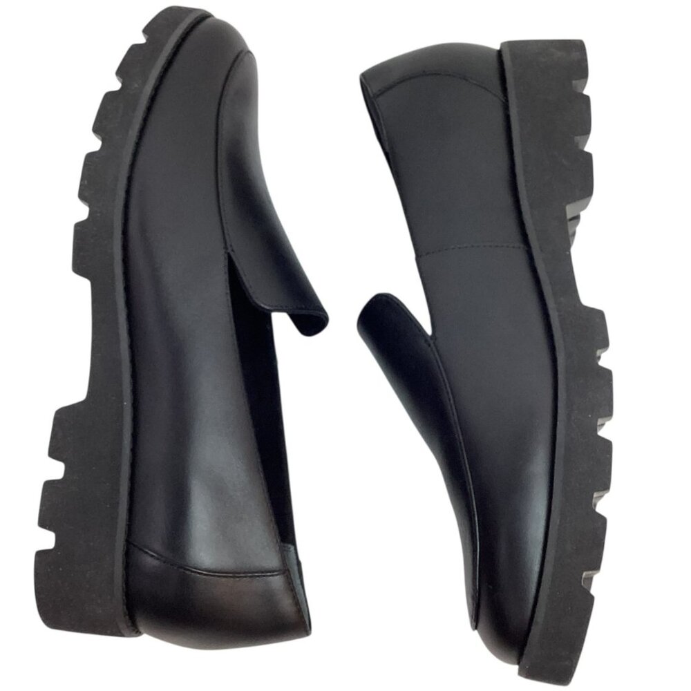 Vionic Kensley Womens 8.5 Black Leather Loafers Comfortable Slip-On NWOT - Picture 4 of 9